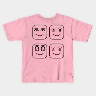 Cube face 12 Kids T-Shirt